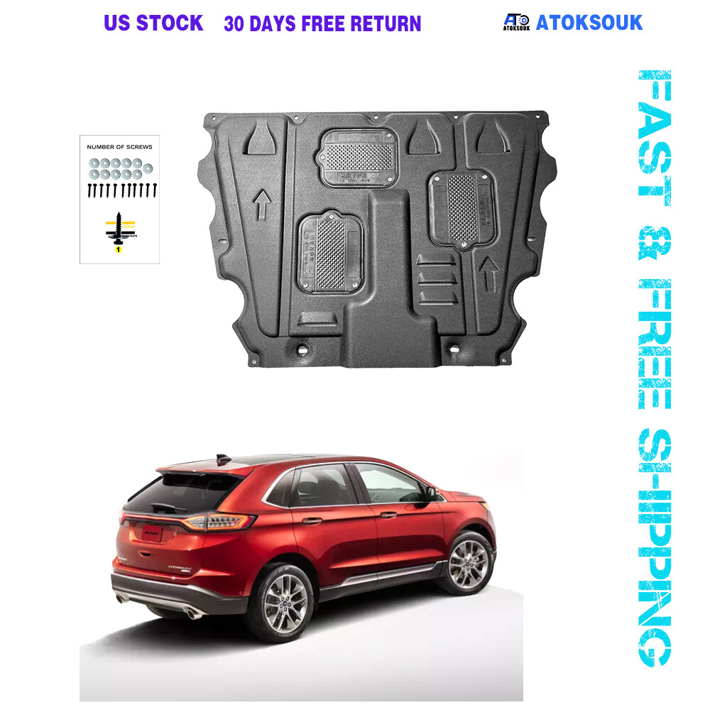 Thick Engine Splash Shield For Ford Edge 2015-2019 Front Engine Guard Hard