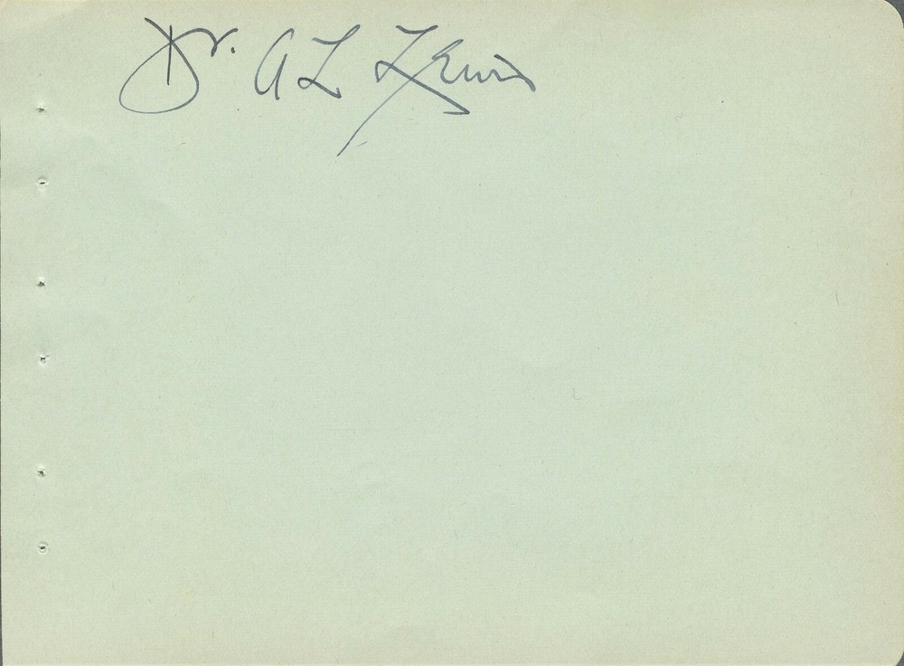 Vintage MYSTERY AUTOGRAPH