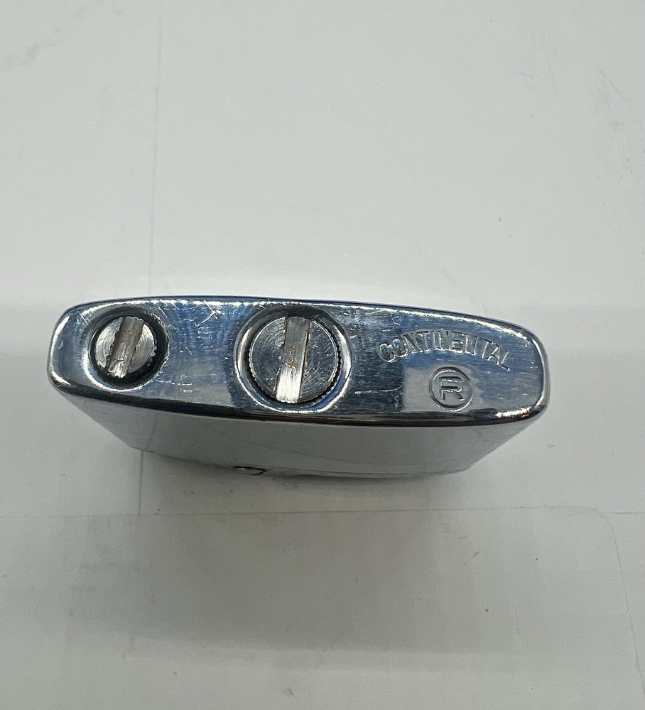 VTG Japan CMC Continental Mini Cigarette Lighter Silver Hearth