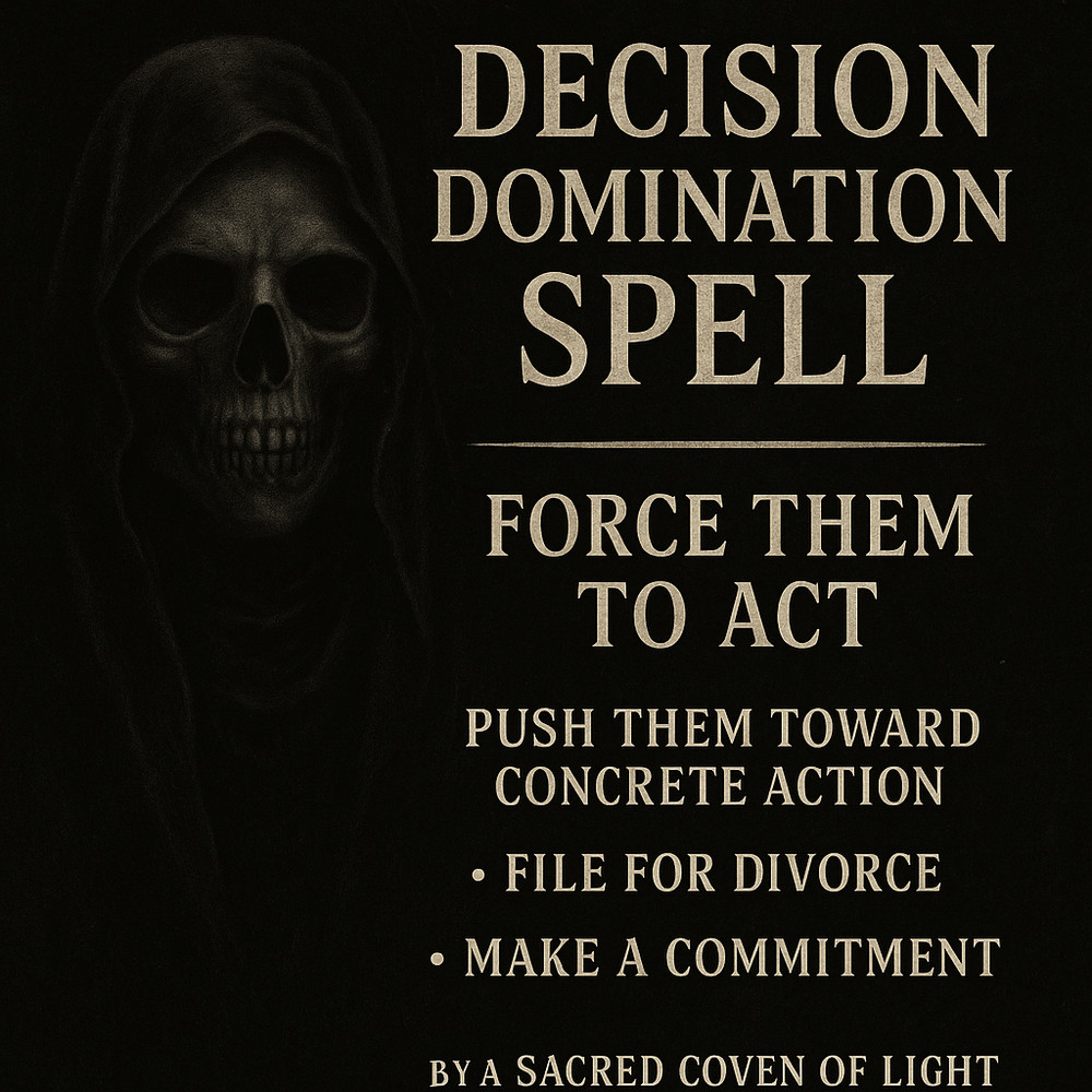 Decision-Making Domination Spell – Influence, Persuasion & Control