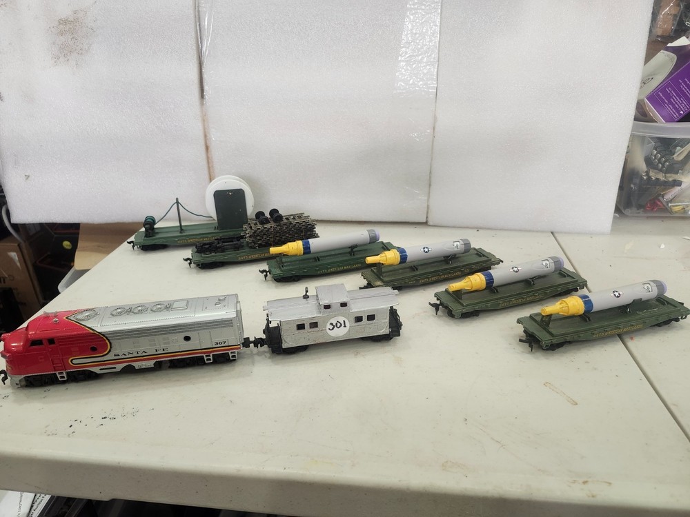 PRICE SLASHED WAY DOWN SCRATCH BUILT MISSLE TRAIN SET + RAVEN BONUS