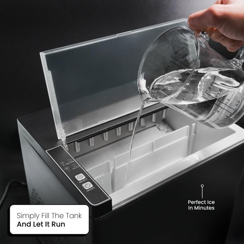 Portable Ice Maker Instant Ice Machine Home Easy to Use Compact Design