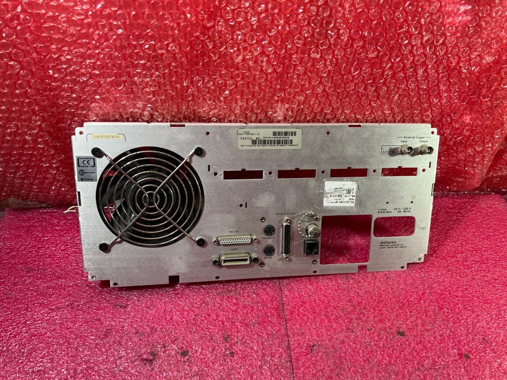 Agilent HP 1673G Logic Analyzer Rear Panel