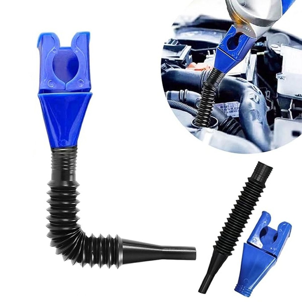New Universal Plastic Clasp Funnel, Multi-Function Flexible Draining Tool