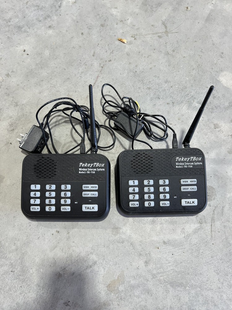 Tekey TBox Wireless Intercom System Model#TK-708