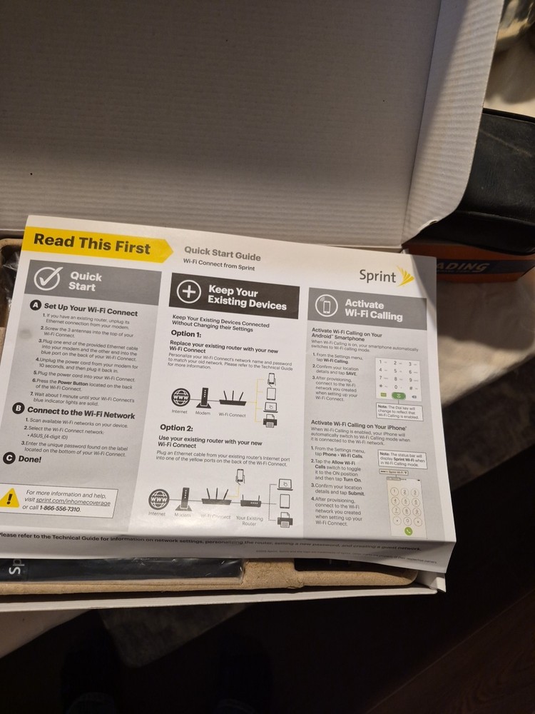 ASUS WIFI Router(SPRINT)