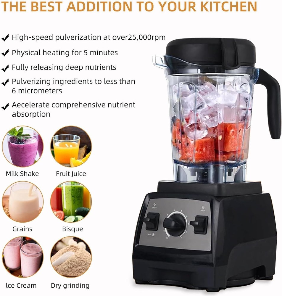 For Vitamix Blender Pitcher 64 oz Low-Profile Container