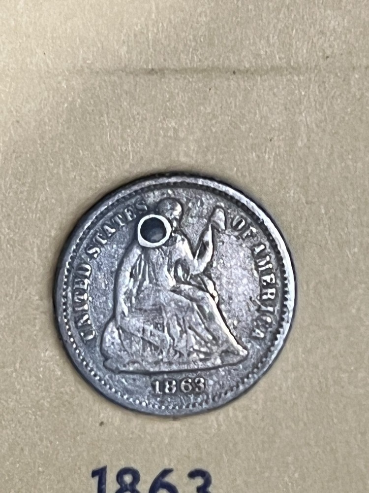 1863 Half Dime