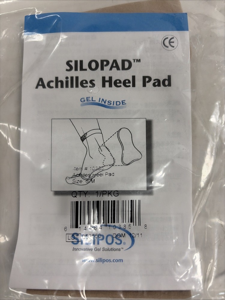 Silipos Achilles Heel Pad - Small/Medium, Silopad Gel