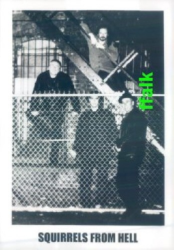 Press Photo: SQUIRRELS FROM HELL 5x7 B&W