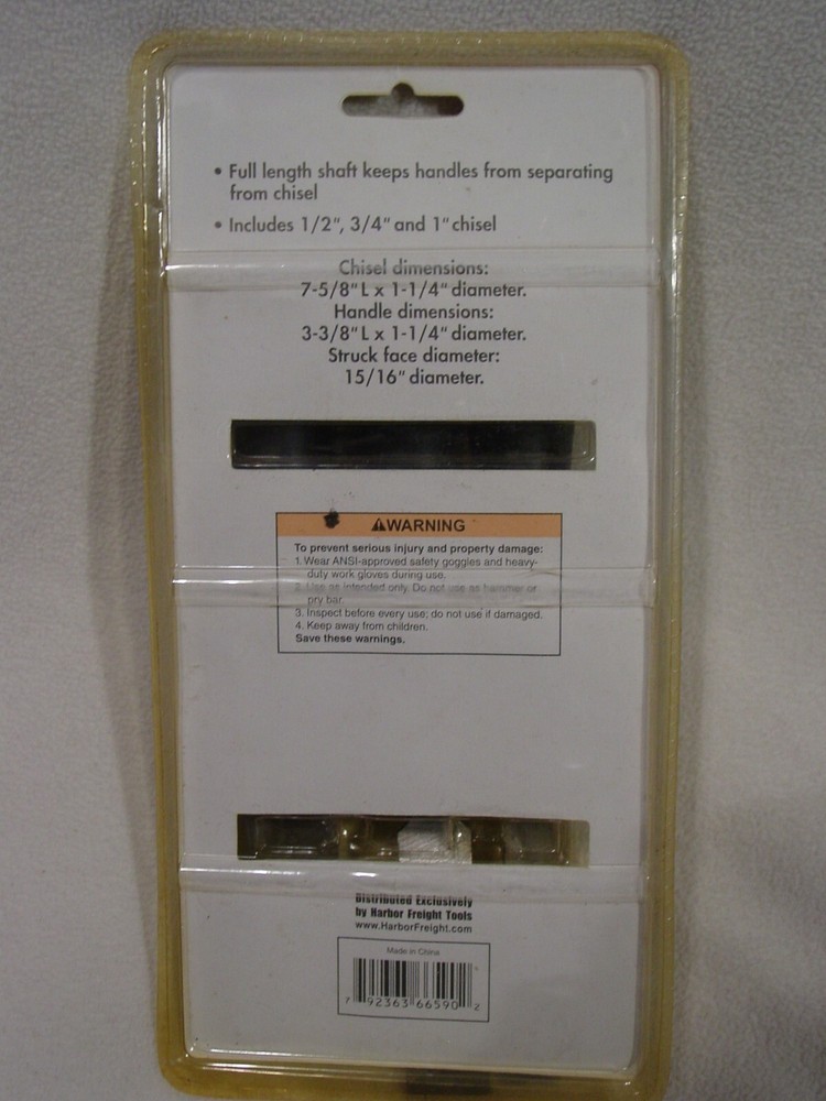 CENTRAL FORGE 3 Piece Wood Chisels Set