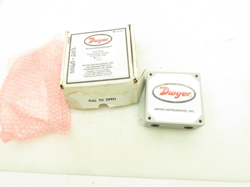 Dwyer VASP-1 Visi-Float Flowswitch/Power Converter Pak Multi Voltage