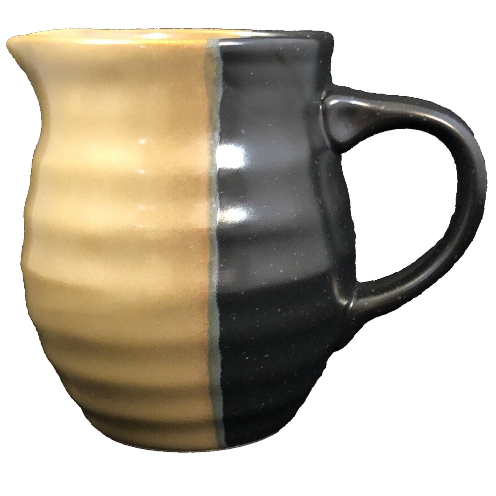 Sango Gold Dust Black Cream Pitcher