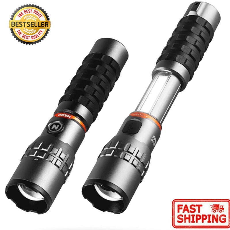 Slyde King 2000 Lumen Flashlight Rechargeable LED Flashlight Work Light Bright