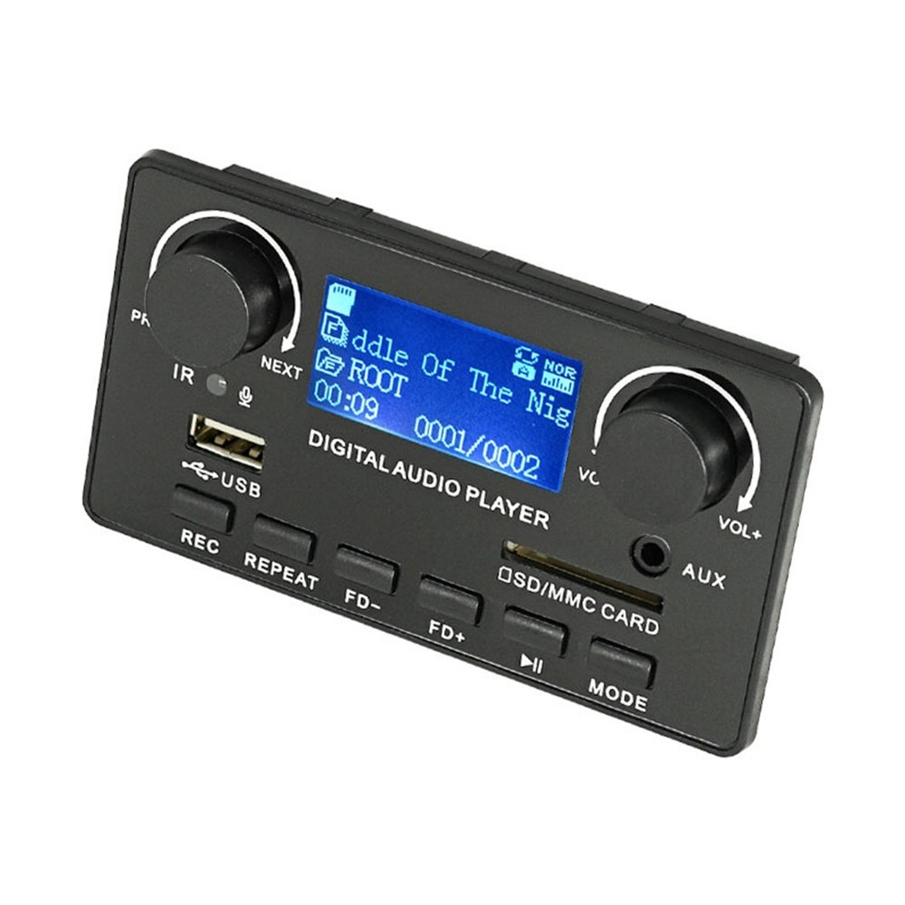 LCD Display Bluetooth 5.0 MP3 Decoder Board Supports Handsfree Recording 5557