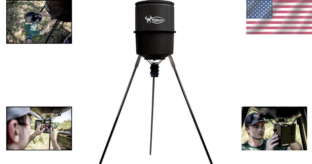 Quick-Set 225 lb Game Feeder with Digital Timer