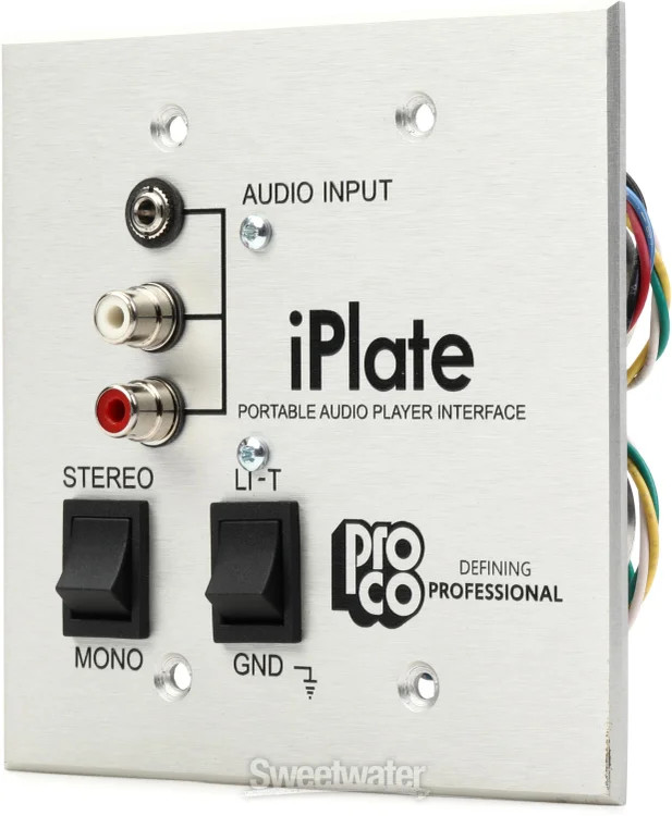 Pro Co iPlate Portable Audio Player Interface
