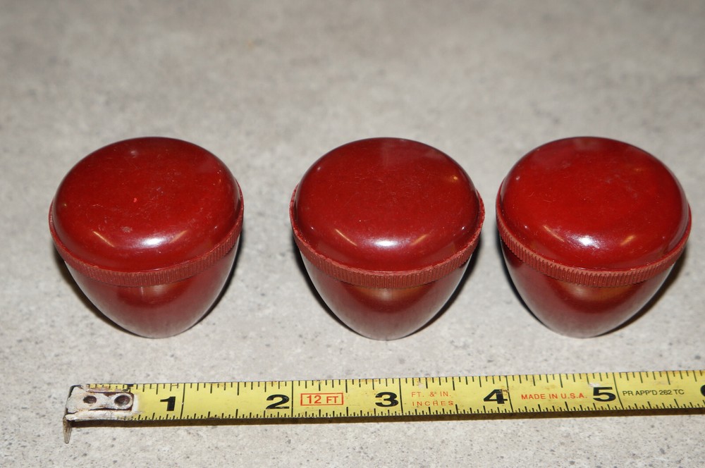 Lot / 25: POK Fire Valve Control Handle Shifter Knobs Phenolic M12-1.75 Threaded