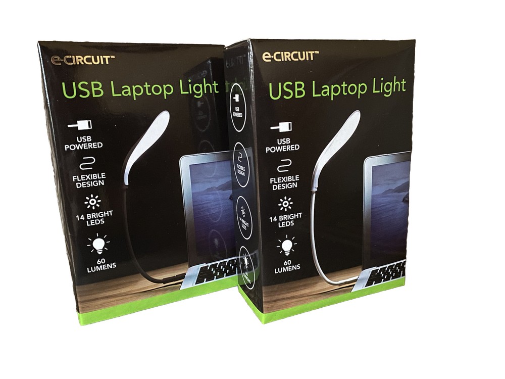E-circuit USB Laptop Light (2 Packs)