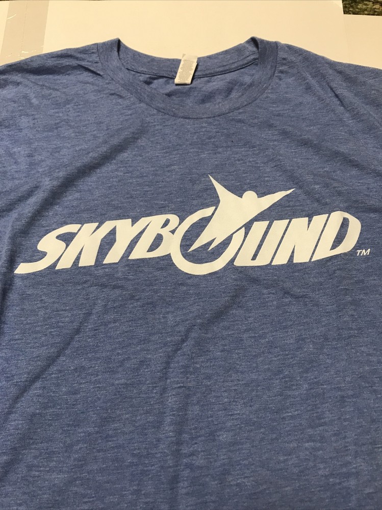 TWD Skybound Comics Logo Shirt Size XL Blue
