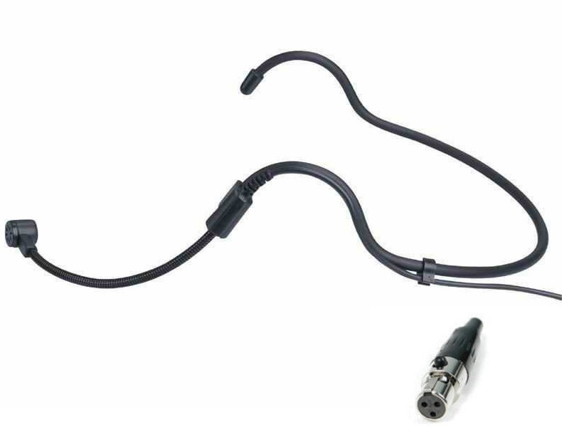 Headset Microphone 3 Pins XLR Jack with Foam For Wireless Headset Microphone