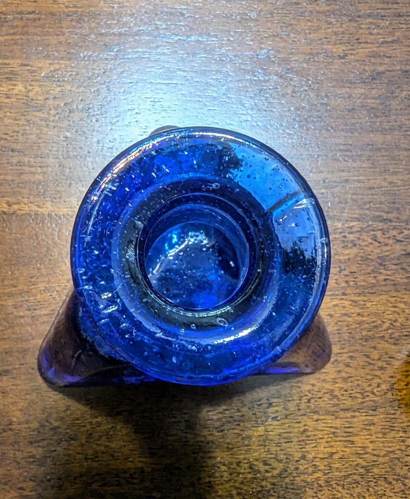 Vintage Cobalt Blue Lapiz Bottle