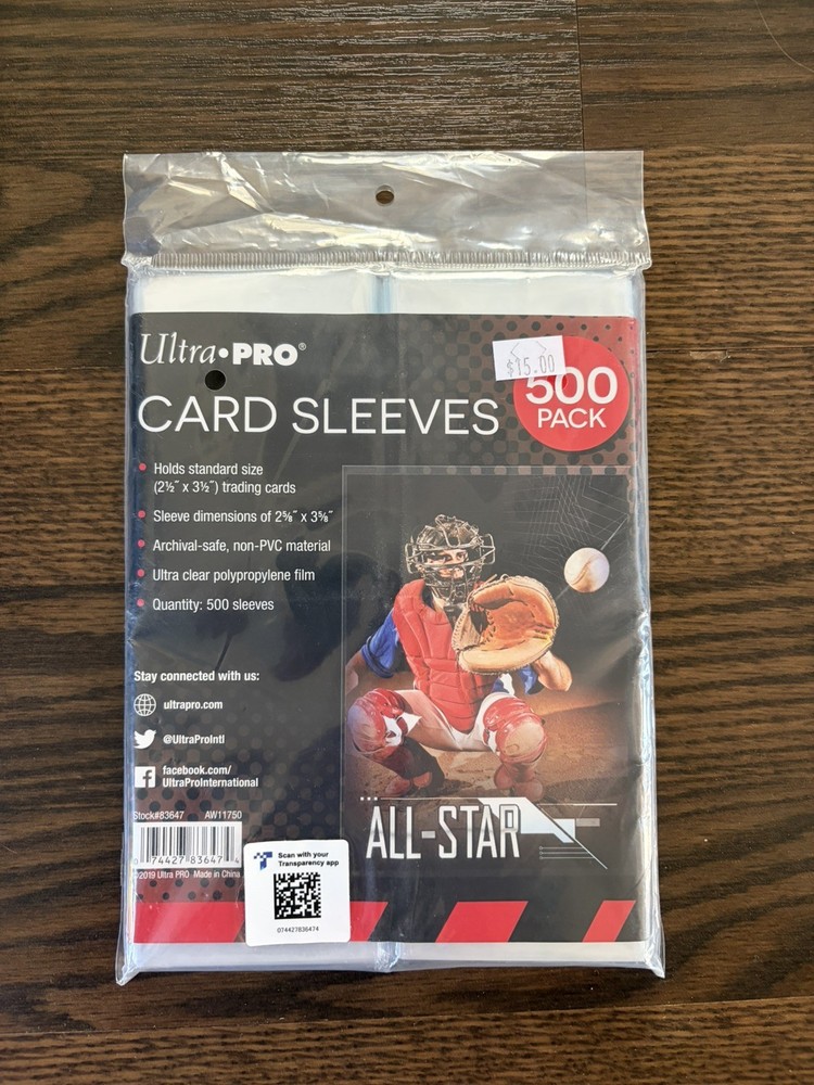 Ultra Pro Card Sleeves 500 Pack-Brand New