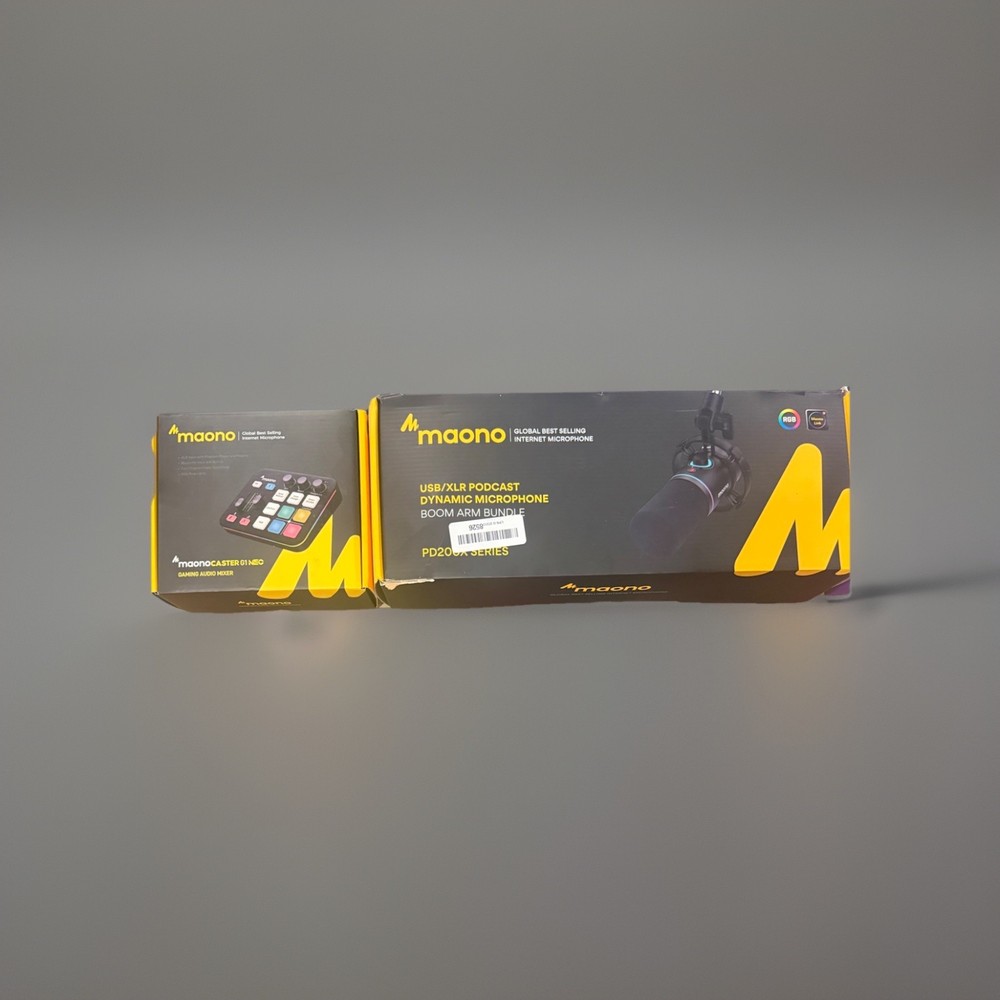 Maono Pc Gaming Microphone & Gaming Audio mixer Bundle🔥🔥🔥