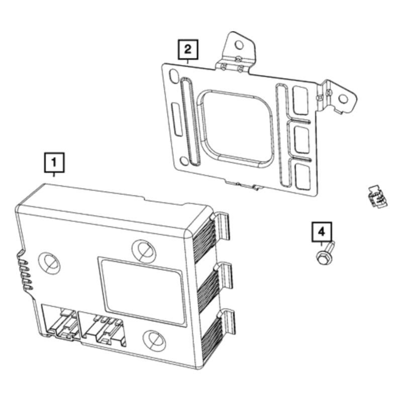 Mopar 68277136AF Trailer Tow Module
