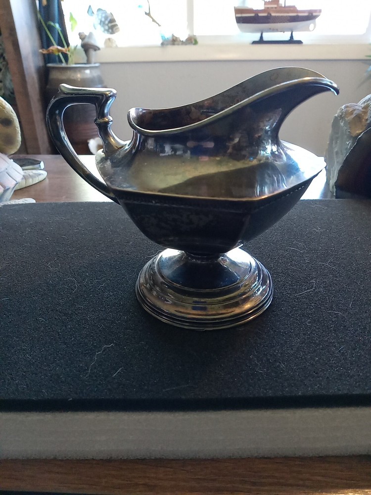 Knickerbocker Smith Electro plate On Nickel Silver Colonial Creamer