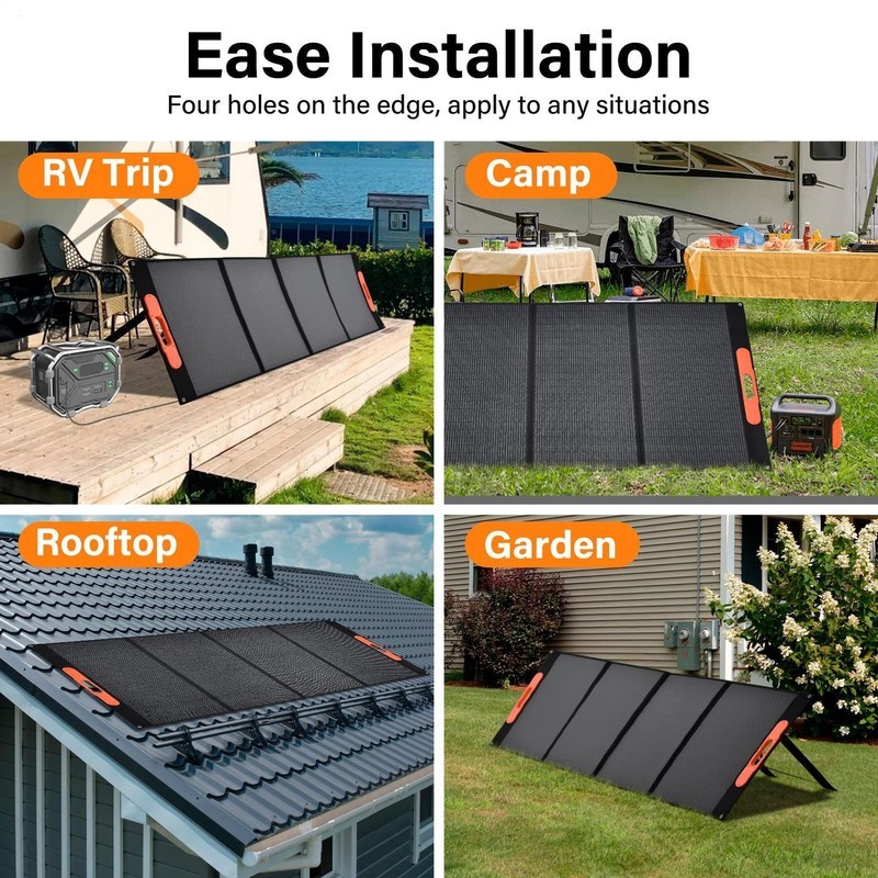 400W Portable Solar Panel Waterproof IP66 Foldable Solar Panel kit Brand New--