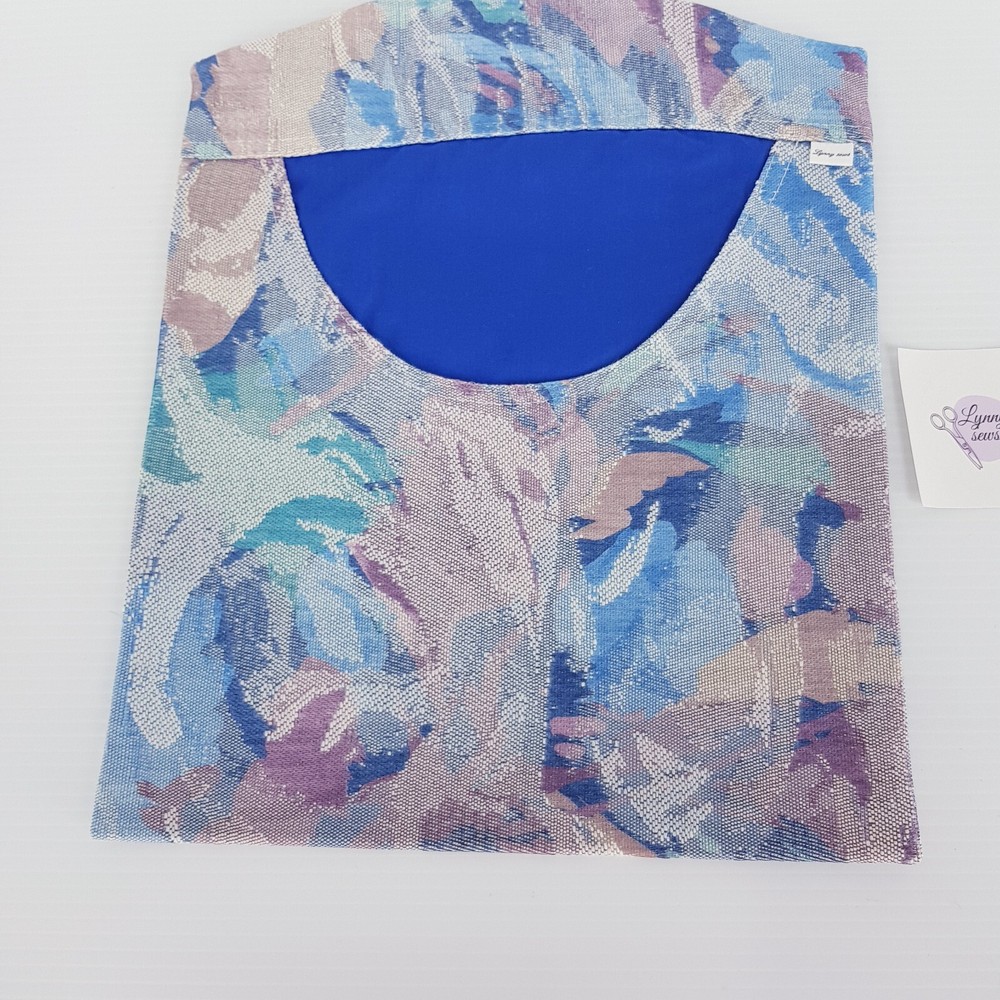 Peg Bag Handmade Multicolour Blue Pattern Print Lined Laundry Clothes Peg Holder