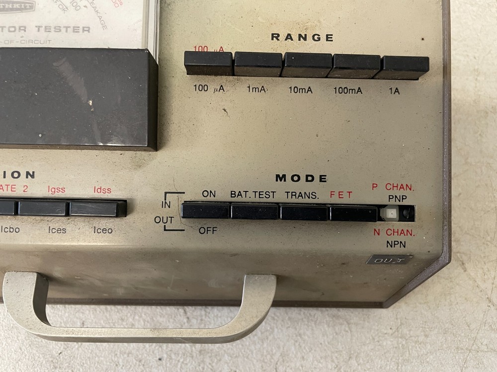 Heathkit FET / Transistor Tester IT-121 Vintage Untested