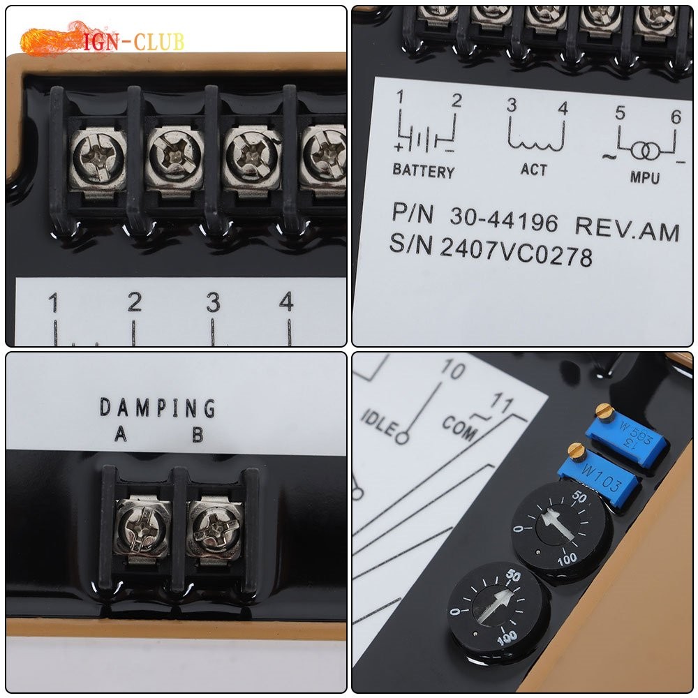 3044196 Electronic Speed Controller Replacement Governor For Cummins
