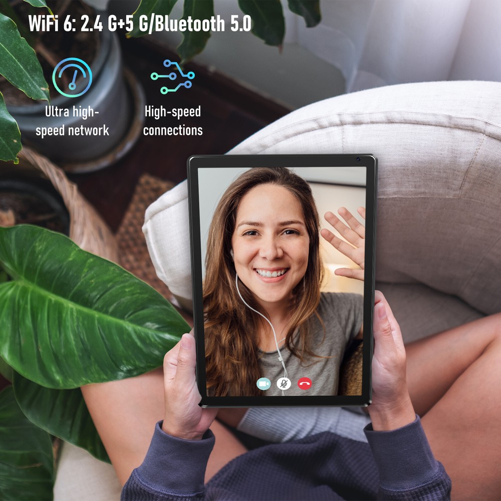 NEW 10.1 inch Android Tablet 10+128GB IPS Touchscreen Octa-core Processor Wi-Fi