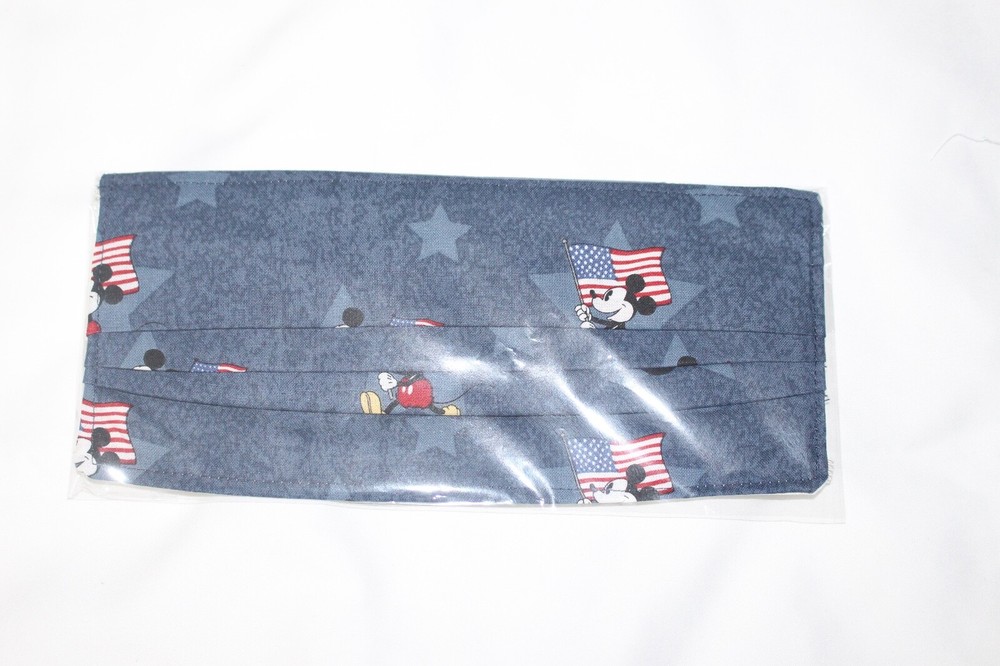 Handmade washable face mask - USA Mickey(double layer)