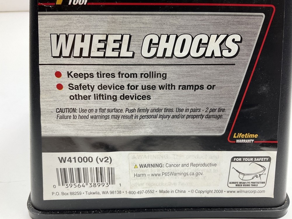 Performance Tool W41000 Wheel Chocks - 4 PACK