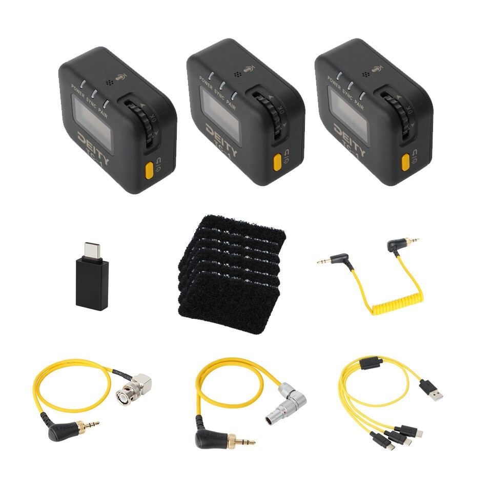 DEITY TC-1 Kit Wireless Timecode Box Generator Microphone Time Coder Recording
