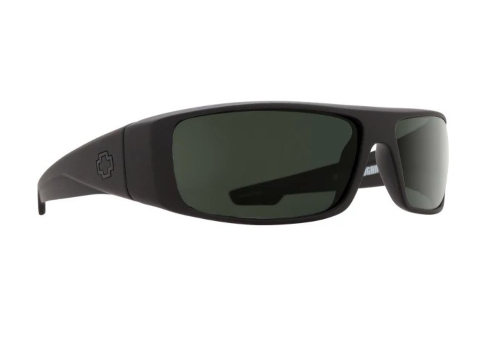 ** Authentic*** Spy Optics Logan Sunglasses Polarized Soft Matte Black Frame
