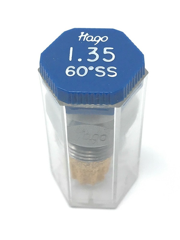 HAGO 1.35 GPH 60° SS SEMI SOLID NOZZLE (13560SS 22620 030G2164)