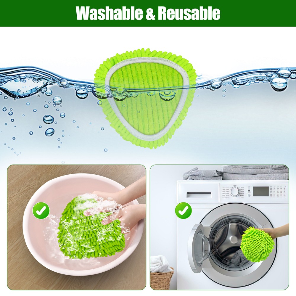 6pcs Mop Refills Replace Head Compatible with EasyWring 1-Tank System