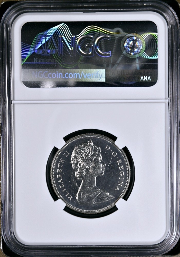 1968 Canada 50 Cent Uncirculated Set Issue NGC MS 65