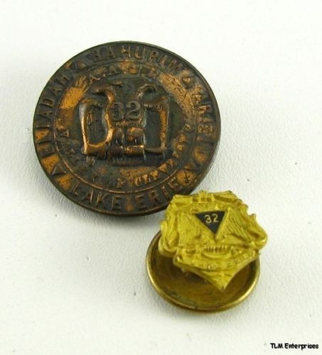 SCOTTISH RITE - Vintage Masonic CUFF BUTTON PIN