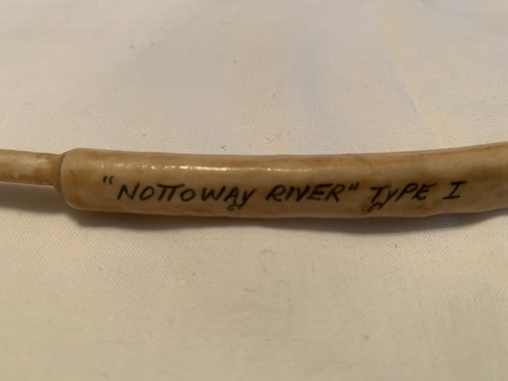 Handmade Wing Bone Turkey Call Nottoway River Good Condition
