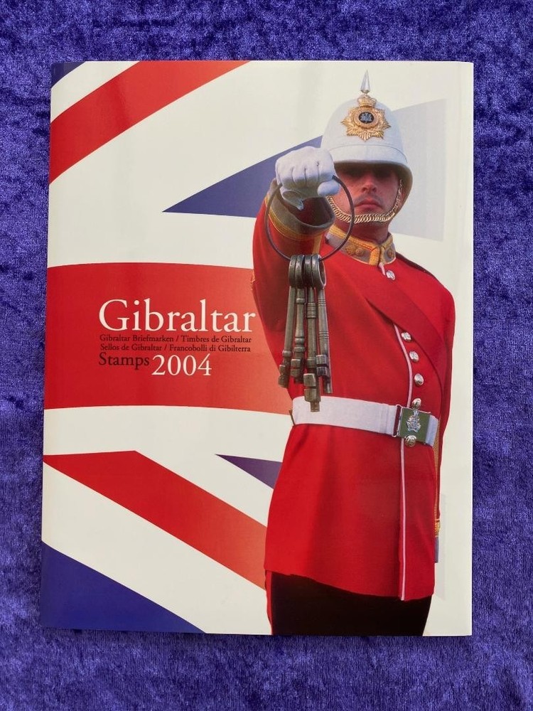 Gibraltar 2004 year stamp mini sheet year book