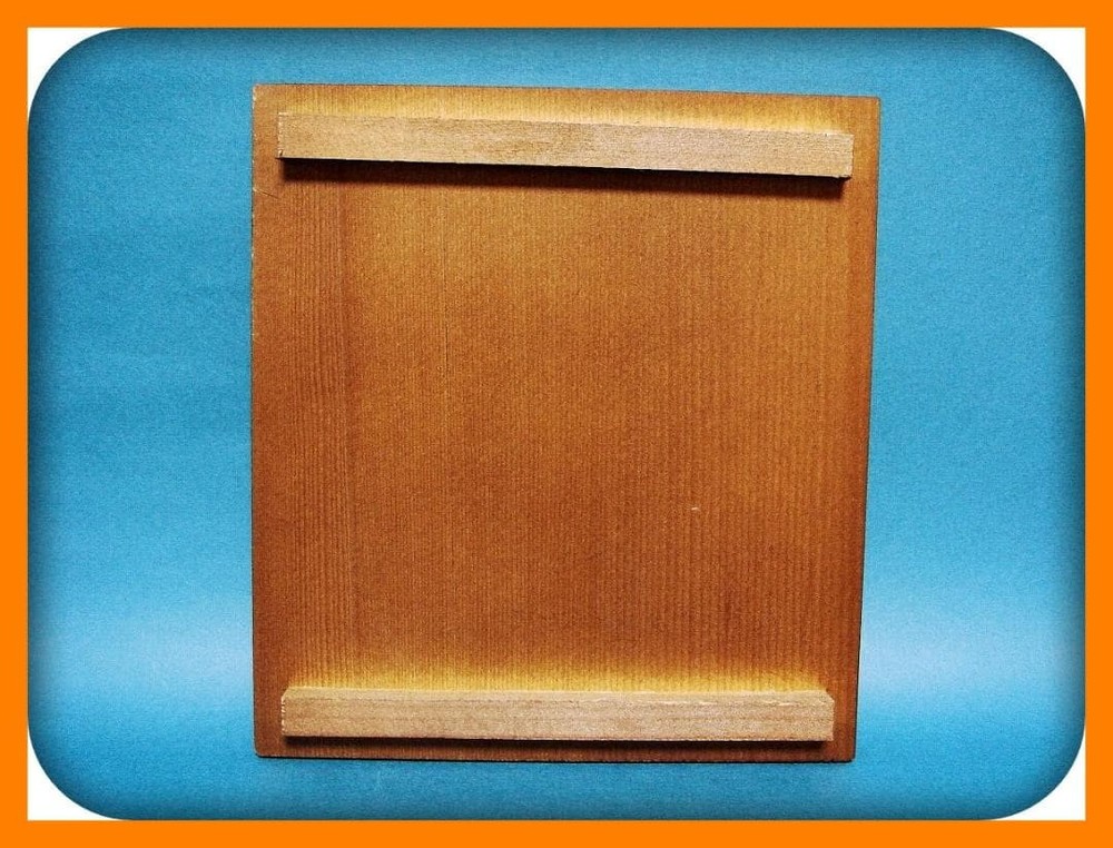 Jubako Bento Box Japanese 786 "Wooden empty box (rectangular with string)" Purpl
