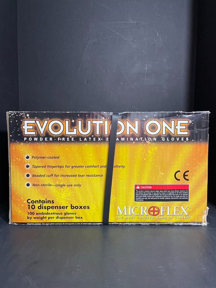 Ansell Latex Gloves Extra Large Microflex 10 Boxes with 100 Gloves Each