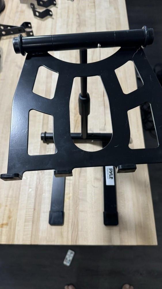 Pyle Portable Folding Laptop Stand Adjustable Angle, Folda