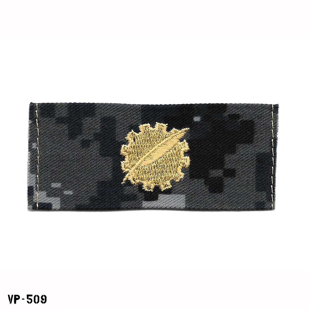 Data Processing ~ US Navy NWU Blue Digital Camo Collar Device Patch ~ NEW