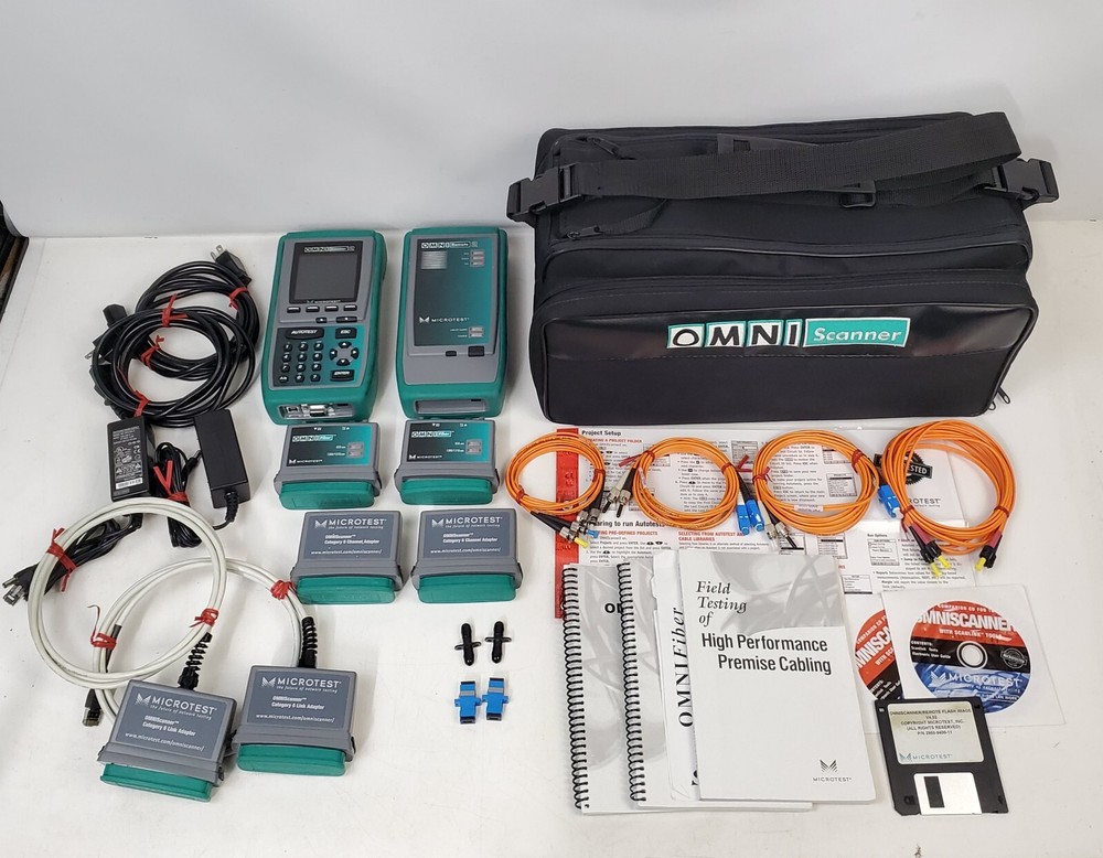 Microtest OMNIScanner 2 Cat6 Digital Cable Analyzer Certifier